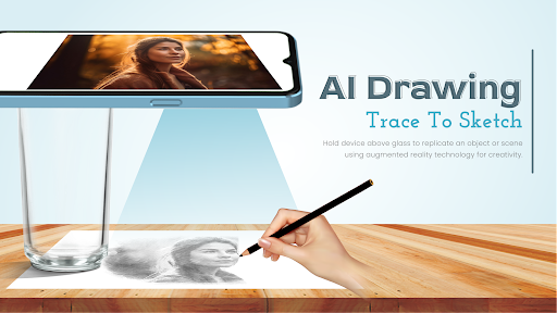 Android application AI Drawing : Trace To Sketch screenshort