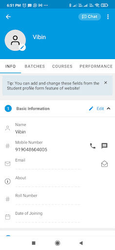 Android application Finclock learning app screenshort