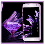 Purple Crystal Shining AppLock icon