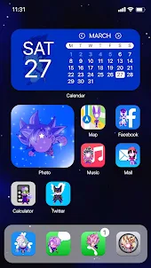 Wow Anime D1 Theme - Icon Pack