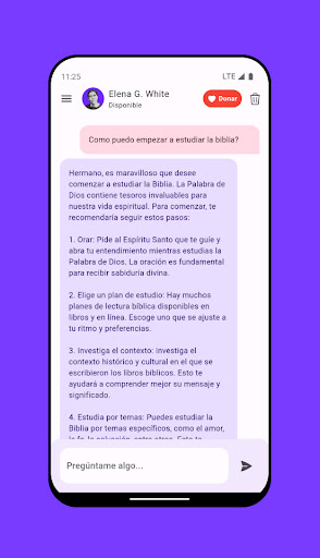 EGW Chat - Habla con Elena Screen 2