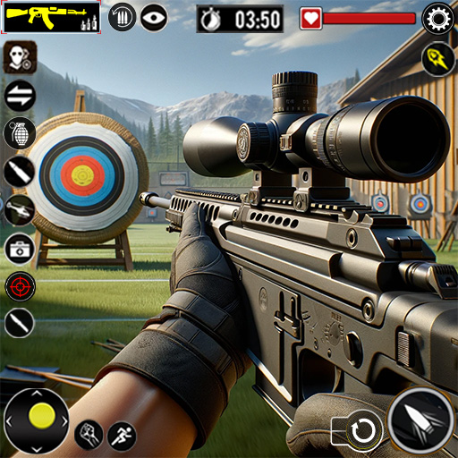 Real Target Gun Shooter Games  Icon