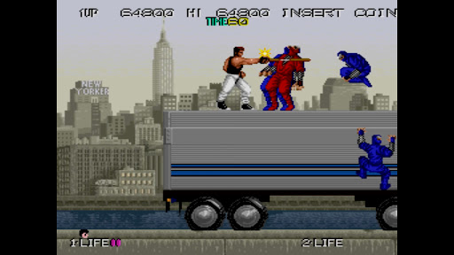 Android application Bad Dudes vs. DragonNinja screenshort