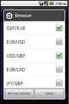 screenshot of Forex Currency Rates Pro