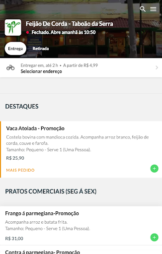 Android application Feijão De Corda screenshort