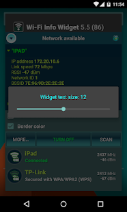 Wi-Fi Info Widget