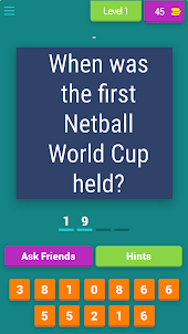 Ultimate Netball Cup Quiz