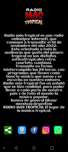 Radio Mas Tropical Screen 3
