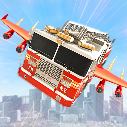 Flying Fire Truck Transform logo