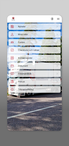 Android application CMG Logistik screenshort