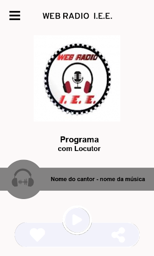 WEB RADIO I.E.E. Screen 2