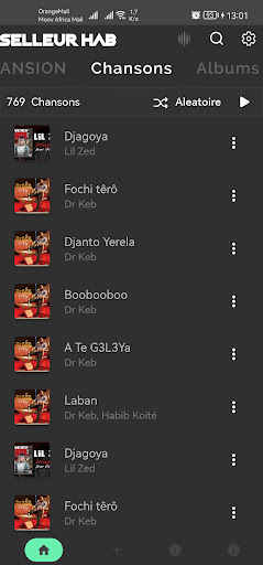 Djeli Music Screen 3