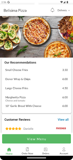 Belisima Pizza Screen 2