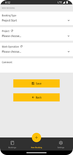 timeCard10 Time Tracking Screen 2