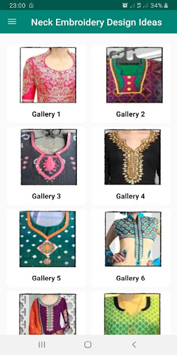 Android application Neck Embroidery Design screenshort