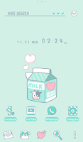 screenshot of Pastel Milk Theme +HOME