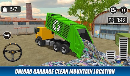 City Trash Truck Driving Games