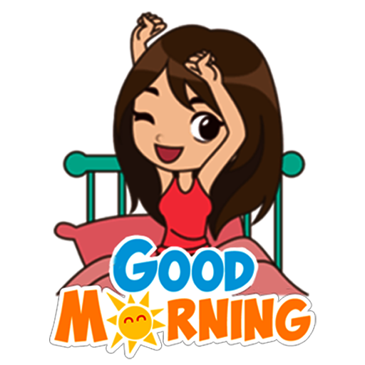 Free download cute good morning stickers for whatsapp to send your loved ones