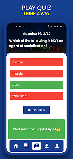 Screenshot of Learn Sociology: Social Master
