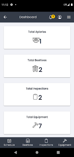 Android application BeeKeepPal screenshort