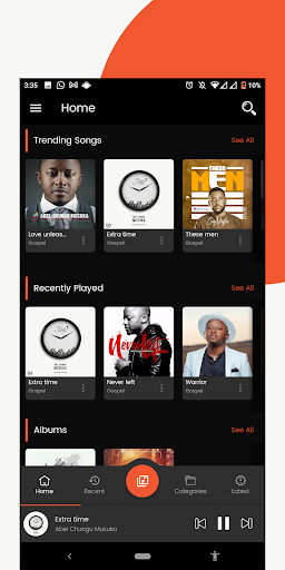 Android application Retunes Play screenshort