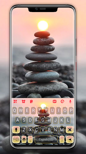 Android application Zen Meditation Keyboard Backgr screenshort