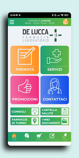 Android application Farmacia De Lucca screenshort