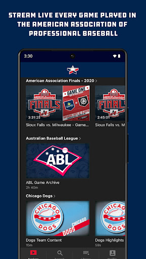 American Association TV Screen 2
