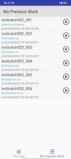 XSPeechRecorder Screen 3