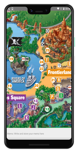 Android application OFFLINE MAP CALIFORNIA AMUSEME screenshort