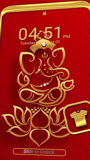 Golden Ganesha Launcher Theme Screenshot 3 - AppWisp.com