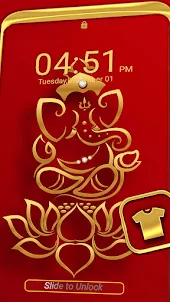 Golden Ganesha Launcher Theme