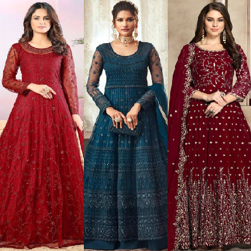 Anarkali Gown Fashion Designs.