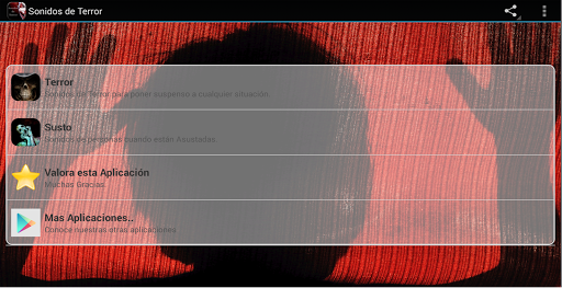 Sonidos de Terror Screen 3