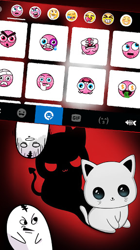 Demon Kitten Keyboard Backgrou Screen 3