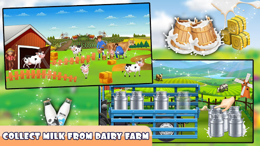 Cow Dairy Farm Milk Factory Screen 3