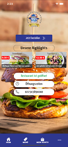 Android application American Hat Burger screenshort