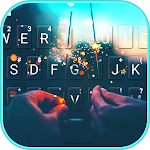 Cover Image of Download Romantic Firework Keyboard The  APK