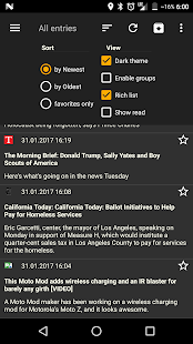 RSS Reader Screenshot