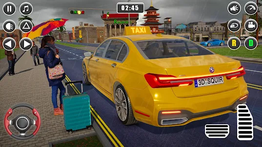 Car Driving Taxi Games 2023