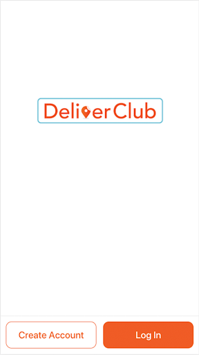 Android application DeliverClub screenshort