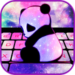 Cover Image of Download Galaxy Baby Panda Keyboard The  APK