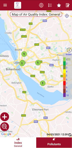 Android application LiverpoolAir screenshort
