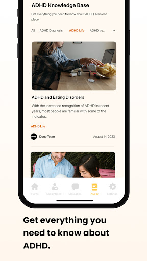 Screenshot of Done-ADHD Diagnosis&Treatment
