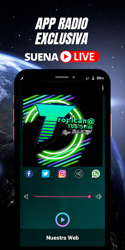 Android application Tropicana FM 106.5 screenshort