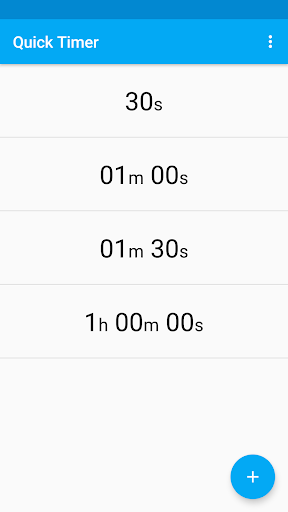 Android application Quick Timer screenshort