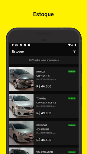 CarControl Screen 3