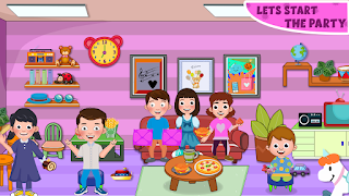 My Family Town Playhouse Party - Screenshot 2
