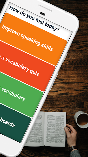 Screenshot of Swedish flashcards