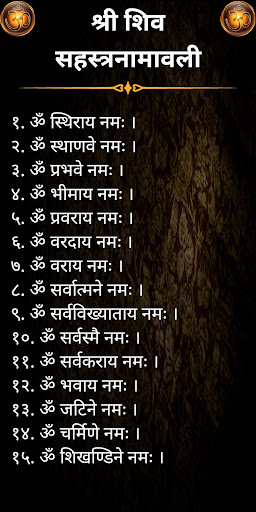 श्री शिव सहस्त्रनामावली Screen 2